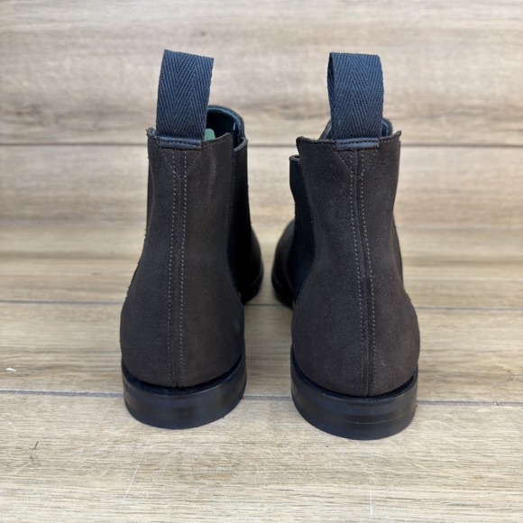 Church's Prenton Suede Chelsea Boots Mens UK6 US7 G Brown Ankle Handmade England - Picture 4 of 15